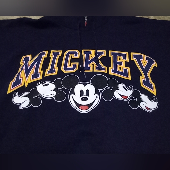 Mickey Mouse Vintage USA 🇺🇸 Made Hoodie - Picture 2 of 7